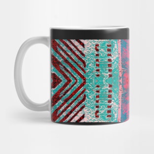 Fijian Tapa Cloth 58 by Hypersphere Mug